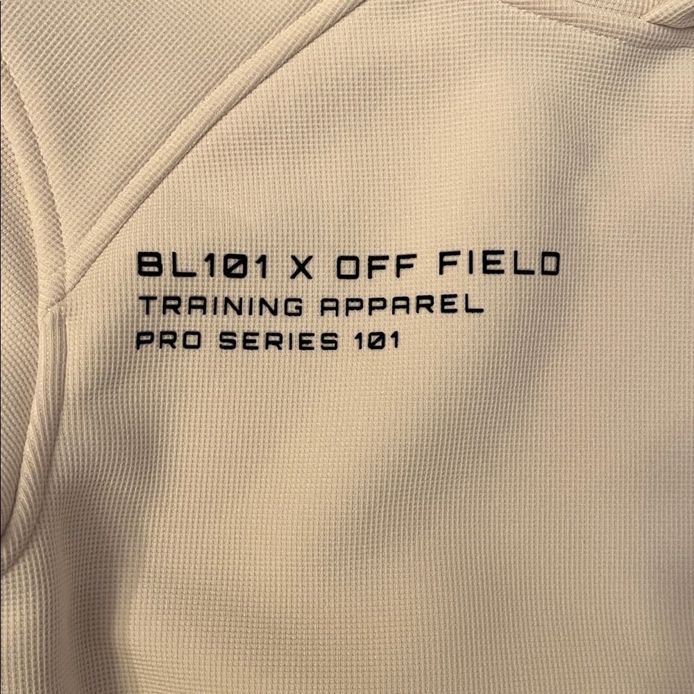 BL101 White Hoodie - Picture 3 of 4